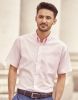 Camisas manga corta russell oxford manga corta hombre cuello con botones con publicidad vista 2