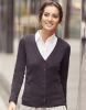 Chaquetas punto russell de punto cuello v mujer con logo vista 5