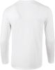 camiseta softstyle manga larga hombre manga larga blanco vista3