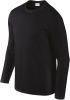 camiseta softstyle manga larga hombre manga larga negro vista3