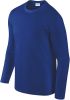 camiseta softstyle manga larga hombre manga larga royal blue vista3