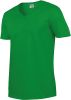 camiseta softstyle cuello de pico hombre manga corta irish green vista3