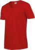 camiseta softstyle cuello de pico hombre manga corta red vista3