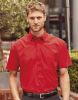 Camisas manga corta russell de hombre de popelín manga corta con logo vista 2