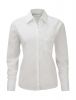 Camisas manga larga russell popelin manga larga de mujer blanco con logo vista 1