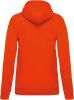sudadera con capucha de mujer manga larga orange vista3