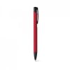 Bolígrafos básicos poppins plus de metal rojo con impresión vista 1