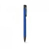 Bolígrafos básicos poppins plus de metal azul royal con impresión vista 1