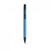 Bolígrafos básicos poppins plus de metal azul claro con impresión vista 1