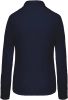 camisa popelina manga larga mujer manga larga navy vista4