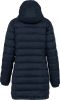 parka ligera acolchada con capucha para mujer manga larga navy vista3
