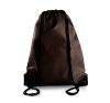mochila con cordones chocolate vista1