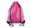 mochila con cordones fucsia vista1