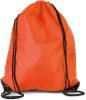 mochila con cordones naranja vista1