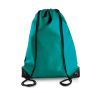 mochila con cordones turquoise vista1
