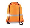 mochila con cordones fluorescent orange vista2
