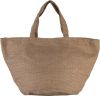 bolsa de yute 100% natural teñida beige vista12