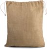 mochila de yute con cordones beige vista6