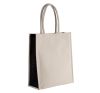 bolsa de algodón / yute de 23 l natural/negro vista2