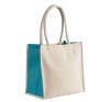 bolsa de algodón / yute de 17 l burgundy/blanco vista1