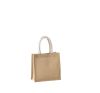 bolsa estilo cesta de tela de yute, modelo pequeño natural vista2