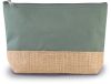 estuche de algodón canvas y yute green vista2