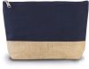 estuche de algodón canvas y yute navy vista2