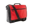 bolsa porta documentos con solapa burgundy/blanco vista2