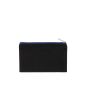 estuche de algodón canvas, modelo pequeño negro/royal blue vista1