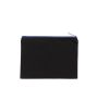 estuche de algodón canvas, modelo mediano negro/royal blue vista1