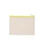 estuche de algodón canvas, modelo mediano burgundy/blanco vista1