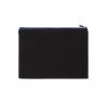 estuche de algodón canvas, modelo grande negro/royal blue vista1