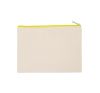 estuche de algodón canvas, modelo grande beige vista1