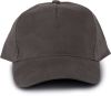 gorra 5 paneles - certificado oeko-tex gris vista3