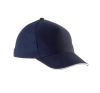 gorra para niño con sándwich contrastado - 5 paneles navy/blanco vista3