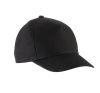 gorra de algodón para niños - 5 paneles negro vista3
