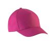 gorra de algodón para niños - 5 paneles fuchsia vista3