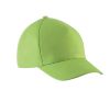 gorra de algodón para niños - 5 paneles lime vista3