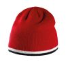 gorro con tira bicolor contrastada rojo vista2