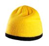 gorro con tira bicolor contrastada yellow/negro vista2