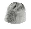 gorro de punto acanalado light grey vista2