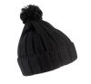 gorro con pompón negro vista6