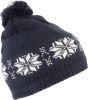 gorro de navidad punto motivo fair isle azul vista4