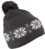 gorro de navidad punto motivo fair isle steel grey vista4