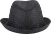 sombrero de paja estilo panamá retro negro vista6