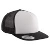 gorra trucker clásica - 5 paneles negro/blanco vista1
