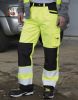 Pantalones reflectantes result cargo con logo vista 2