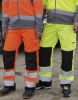 Pantalones reflectantes result cargo con logo vista 3