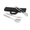 Barbacoa soares. set barbacoa de metal negro para personalizar vista 1