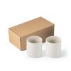 owens. juego de tazas de cerámica blanco pastel vista2